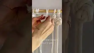 Rose Knot tutorial / Macrame Pattern