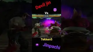 Devil Jin Vs Jinpachi Tekken5 ArcadeMode #tekken5 #arcademode #deviljin #gaming #games #youtube #ps2