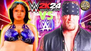 🔥 Indian Lady Star Riya Chowdhury vs. The Undertaker | Epic  Intergender  Match | WWE  March 21,2025