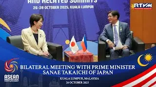 Bilateral Meeting with Prime Minister Sanae Takaichi of Japan 10/26/2025