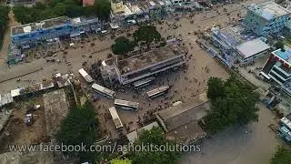 Vinukonda RTC Busstand || Aerial video by ASHOK KUMAR GUTLAPALLY