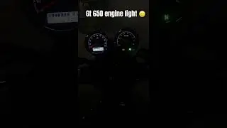 New Gt650 2025 engine light | MIL light | 🥲 #gt650cc #gt650twin #automobile