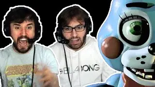 COMO NÃO JOGAR FIVE NIGHTS AT FREDDY'S 2 - Com BRKsEDU e Leon!