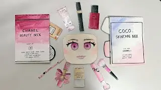 Roblox X Netzuko skincare+makeup paperdiy 로블록스 메이크업, 네츠코 hand drawn 손그림 페이퍼다이