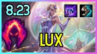 NEW PRESEASON 8.23 DARK HARVEST LUX SUPPORT - League of Legends