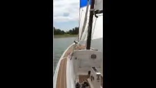 Nis Sailing the Scandinavian Cruiser 20 in Beijing