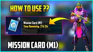 HOW TO USE MISSION CARD (M2) || HOW TO USE MISSION CARD IN PUBG || HOW TO USE RP CARD IN PUBG MOBILE
