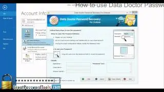 Recover Lost password of Outlook 2013 Account
