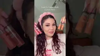 Lumi Le Liquid Blush by L&rsquo;Or&eacute;al Paris in the shade &ldquo;Glowy Gold Pink&rdquo; shade 625 #blush #liquidblush