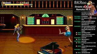 Streets of Rage Remake v5.1: Mania SoR2 Route 1CC with Roo, no Police Specials, default lives