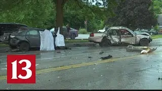 A person is dead after Meridian Street crash