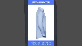 Russell Collection - Long Sleeve Contrast Herringbone Shirt