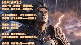 🎤👨‍🎤【滿江紅｜岳飛｜怒髮衝冠寫家國】瀟瀟雨歇仰天長嘯！八千里路雲和月、靖康之恥猶未雪——岳飛最震撼千古的家國悲歌｜壯志飢餐胡虜肉、從頭收拾舊山河