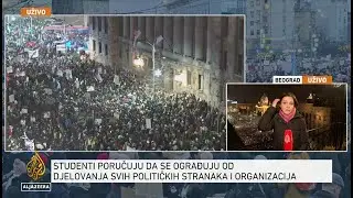 Studenti u Beogradu javno pročitali prekršene članove Ustava