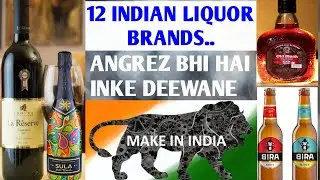 TOP 12  INDIAN LIQUOR BRANDS || VERY POPULAR IN ABROAD