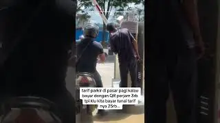 Parkir di Pasar Pagi Bikin Dompet Menjerit! Selisih Harga Cash vs QRIS Capai 8xLipat #samarinda
