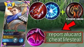 WFT LIFESTEAL & DAMAGE!!!🥶 | GLOBAL ALICARD BEST BUILD & EMBLEM FOR AUTO WIN | EXP LANE | MLBB