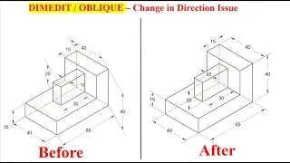 Dimedit Oblique change in direction - Solution