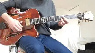 Jazz Guitar chord Soloing Explained #8 - Peter Bernstein's last 4 bars on an Eb blues
