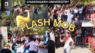 FLASH MOB✨📸 ||Chandigarh University🎓|| #chandigarhuniversity #vlog #vlogs #trending #viral #bhojpuri