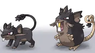 Evolution of Rattata to Raticate/ evolve upto 700+ CP at low level