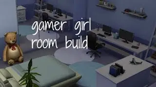Sims 4 :Gamer girl room build