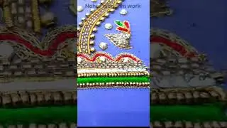 Stone work#shorts #handembroiderywork #shortsvideo #maggamwork #stonewars #shortsvideo #nehar#art