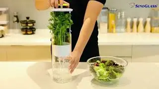 Breatheable Glass Herb Keeper