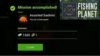 Fishing Planet, Golden Turkey Rush, Ассорти из сашими