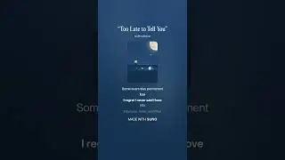Lo-Fi Hip Hop | Pop | Sad Song | Too Late to Tell You