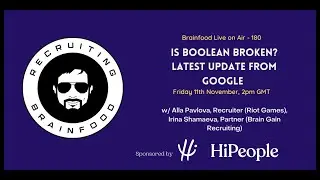 Brainfood Live On Air   Ep180   Is Boolean Dead? Latest Update on Google Search