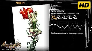 POISON IVY All Interview Tapes - BATMAN: ARKHAM ASYLUM [PC]