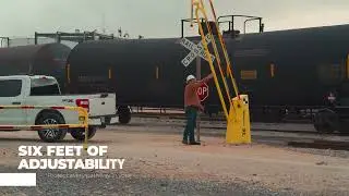 YellowGate XL: Extra-Wide Safety Gate with 6-Foot Adjustability for Industrial Applications