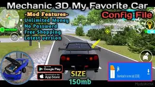 Mechanic 3D My Favorite Car Mod | Unlimited Money | Config File | No Password 