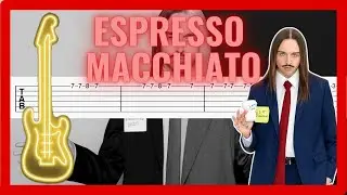 Tommy Cash - Espresso Macchiato (EUROVISION) | Easy Guitar Tabs Tutorial + PDF Download 🎸