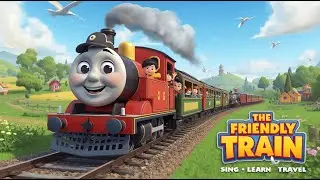 The Friendly Train 🚂 | Fun Learning Adventure | Kids Songs & Rhymes