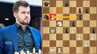 Incredible Moment! || Carlsen vs L&aacute;znička || WRC (2019)