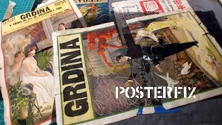 GRDINA - Magician Lithograph from 1907 - Donaldson Litho - Restored at PosterFix