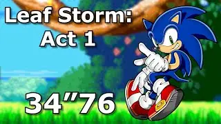 Sonic Rush IL Run - Leaf Storm Act 1 (Sonic) - 34