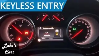 OPEL Astra K Keyless Entry And Start