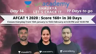 AFCAT 1 2020 : Score 160+ in 30 Days | PYQs in Reasoning for AFCAT 2020 Part - I | Sandeep Kumar