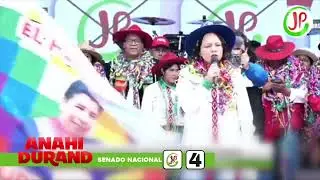 Lanzamiento de la campa&ntilde;a de JP con Anahi Durand