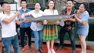 THƯỞNG THỨC C&Aacute; TẦM KHỔNG LỒ ĐỦ M&Oacute;N Đ&Oacute;N KH&Aacute;CH QU&Yacute; ẨM THỰC V&Ugrave;NG CAO | TUY&Ecirc;N XINH G&Aacute;I