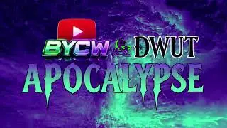 BYCW APOCALYPSE FEATURING DWUT WRESTLING MATCH CARD  ( Backyard Wrestling )