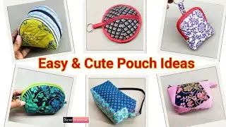 6 Ideas For You: Super Easy and Cute DIY Pouch Bag Tutorial Compilation