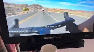 Bandi iFIT bike ride of Couch to 40K-Utah  Series -Devils Garden Interval Ride,Moab,Utah -20 Dec &lsquo;23