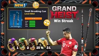 Unleashing Mayhem : Maxed Cue Level Shatters the Vault in 8 Ball Pool ! @8BallPoolByMiniclip