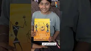 ✨ Magical Warli Painting | Art That Dances | Mahi Creations