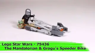 Lego set Star Wars #260 - 75436 The Mandalorian & Grogu's Speeder Bike