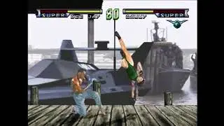 Street Fighter The Movie Trial Battle M.Bison, Sagat, Dee jay und Vega Sega Saturn SAROO